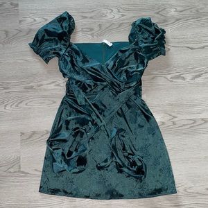 Lucy In the Sky Green Floral Dress